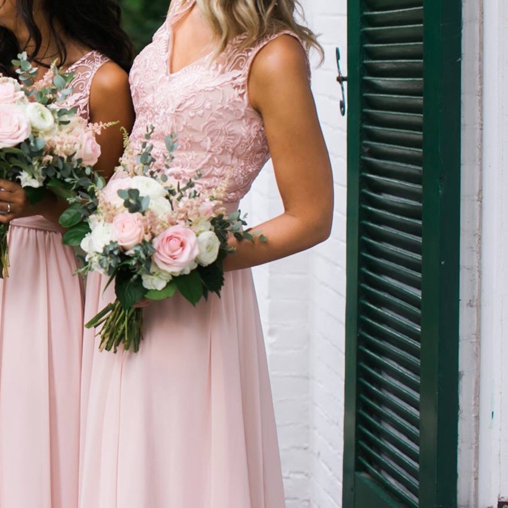Blush Pink Bridesmaid Dress